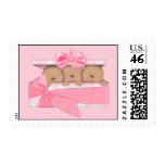 African American girls  Triplet Stamp