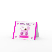African American,It's A Girl Card