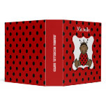 African American Ladybug Baby Binder