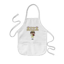 African American Little Beauty Queen aprons