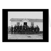 African American Military Band 1865 cards