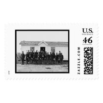 African American Military Band 1865 Stamps