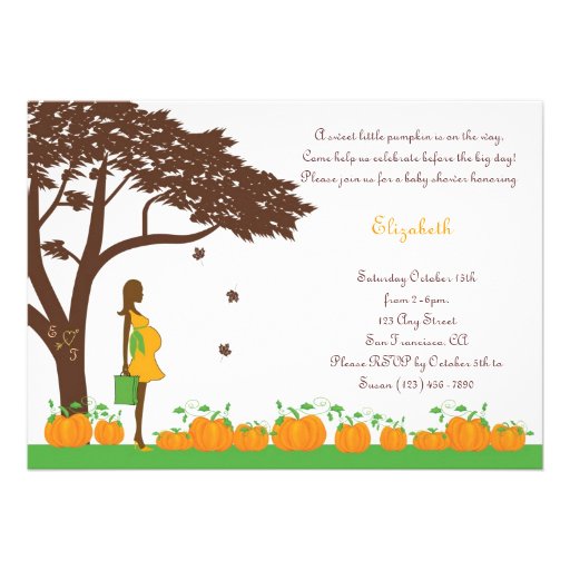 African American Neutral Baby Shower Invitations