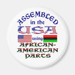 African American Parts Magnets