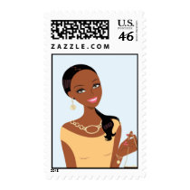 African American Postage Stamp Art