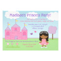 African American Princess Party Invitation