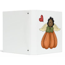 african american pumpkin angel binders