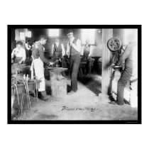 African American Students of Blacksmithing 1900 posters
