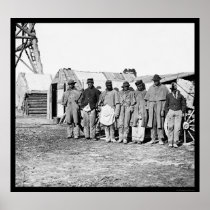 African American Teamsters 1864 Print