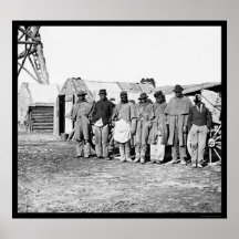 African American Teamsters 1864 Print
