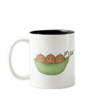 African American Triplets in Pea Pod mugs