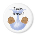 African American Twin Boys magnets by new_baby African American Twin Boys magnets