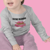 African American Twin Girls Double Blessing t-shirts