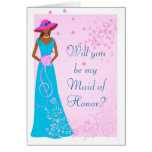 African American - Wedding Party Card