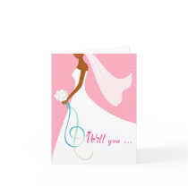 African American Will You be my Bridesmaid Card by SquirrelHugger African American Will You be my Bridesmaid Card