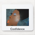 African American women black afro hair mousepad