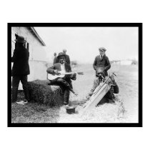 African Americans with Kazoos and a Guitar 1914 posters