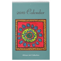 African Art Collection Calendar