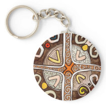 African Art Keychain
