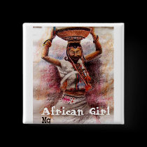 african babe  buttons