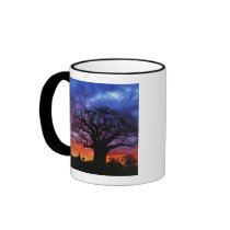 African baobab tree, Adansonia digitata, 2 Mugs