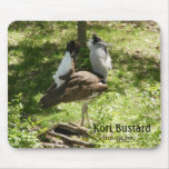 African Birds: Kori Bustard Mouse Pad