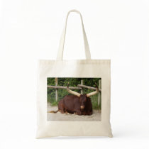 African Bull Tote Bag