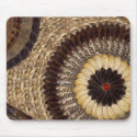 African Butterfly Wing Art Mousepad - Art Deco