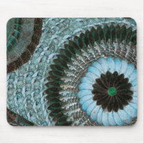 African Butterfly Wing Art Mousepad - Dusy Blues by AntiqueImages African Butterfly Wing Art Mousepad - Dusy Blues
