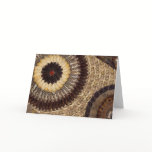 African Butterfly Wing Mandelas Greeting Card