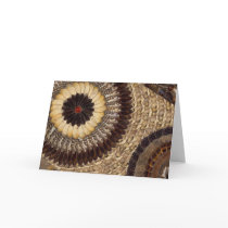 African Butterfly Wing Mandelas Greeting Card by AntiqueImages African Butterfly Wing Mandelas Greeting Card