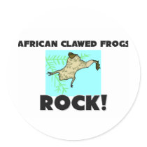 African Clawed Frogs Rock stickers