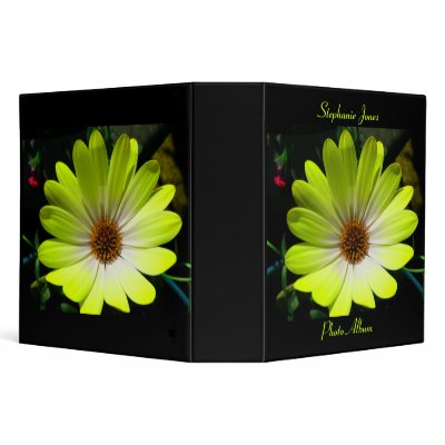 African Daisy Fluorescent Yellow Binder by Fallen_Angel_483