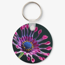 African Daisy Keychain by SusanneMPyrography African Daisy Keychain