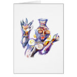 African dancer cards