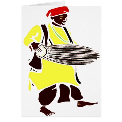 AFRICAN DRUM ITOTELE CARDS by AFROFUSION
