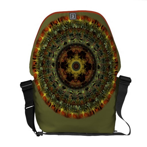 African Dusk Mandala Messenger bag (M)