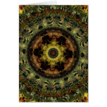 African Dusk Mandala note card