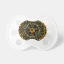 African Dusk Mandala pacifier