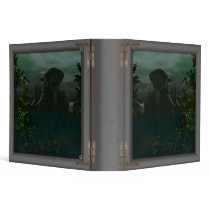 African Elephant and Calf ~Binder~
