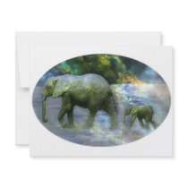 African Elephant invitations by junglewalkcom African Elephant invitations