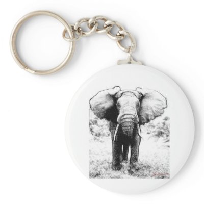 African elephant key chains by ute_rueger