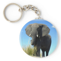 African Elephant Keychain