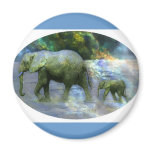 African Elephant Fridge Magnets