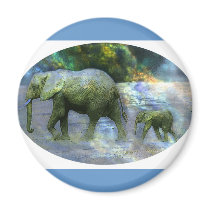 African Elephant magnets