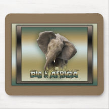 African elephant mousemats mouse pads