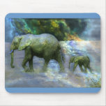 African Elephant Mouse Pads