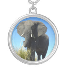 African Elephant Necklace