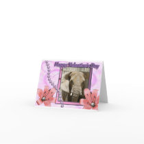 African Elephant Note Card
