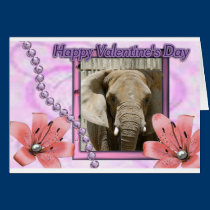 African Elephant Note Card cards